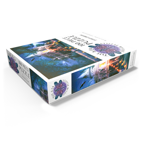 Halloween Haunted House - Anthony Christou 100 Jigsaw Puzzle box view1