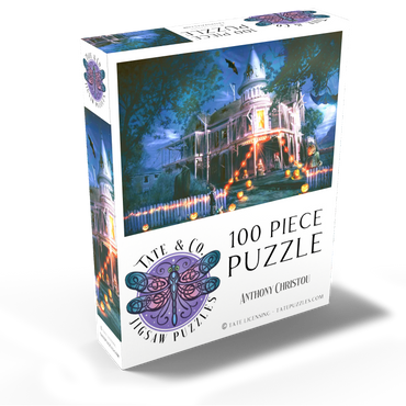 Halloween Haunted House - Anthony Christou 100 Jigsaw Puzzle box view2