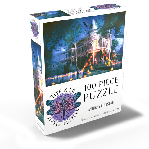 Halloween Haunted House - Anthony Christou 100 Jigsaw Puzzle box view2