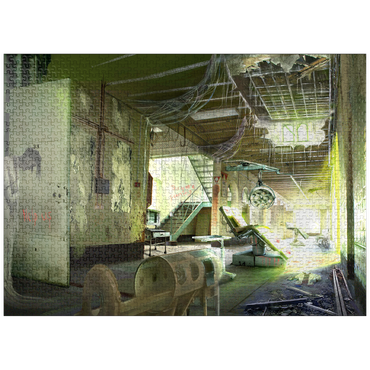 puzzleplate Echoes of Asylum Horror Halloween - Anthony Christou 1000 Jigsaw Puzzle