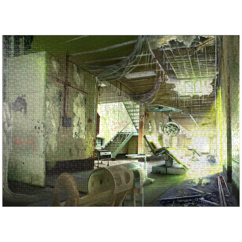 puzzleplate Echoes of Asylum Horror Halloween - Anthony Christou 1000 Jigsaw Puzzle