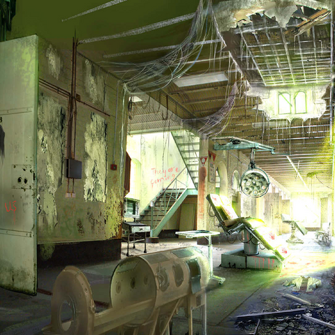 Echoes of Asylum Horror Halloween - Anthony Christou 100 Jigsaw Puzzle 3D Modell