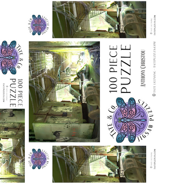 Echoes of Asylum Horror Halloween - Anthony Christou 100 Jigsaw Puzzle box 3D Modell