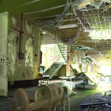 Echoes of Asylum Horror Halloween - Anthony Christou 500 Jigsaw Puzzle 3D Modell