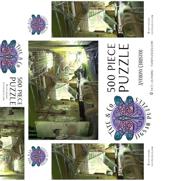 Echoes of Asylum Horror Halloween - Anthony Christou 500 Jigsaw Puzzle box 3D Modell