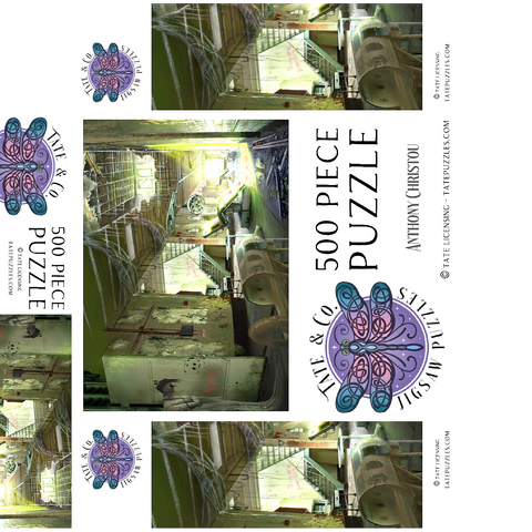 Echoes of Asylum Horror Halloween - Anthony Christou 500 Jigsaw Puzzle box 3D Modell