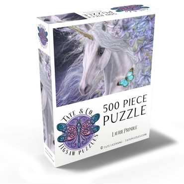 Lillicorn Floral Unicorn - Laurie Prindle 500 Jigsaw Puzzle box view2