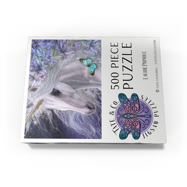 Lillicorn Floral Unicorn - Laurie Prindle 500 Jigsaw Puzzle box view3