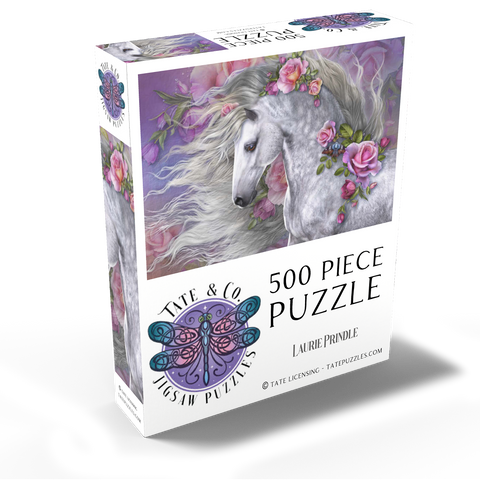 Summer Rose Horse - Laurie Prindle 500 Jigsaw Puzzle box view2