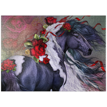puzzleplate Gypsy Rose Horse - Laurie Prindle 1000 Jigsaw Puzzle