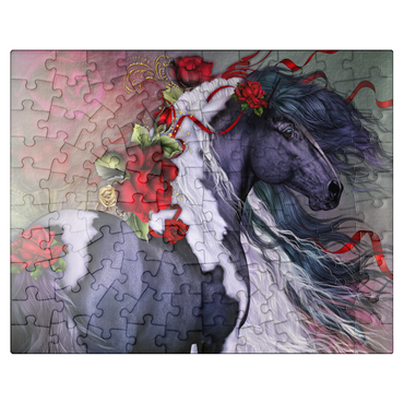 puzzleplate Gypsy Rose Horse - Laurie Prindle 100 Jigsaw Puzzle