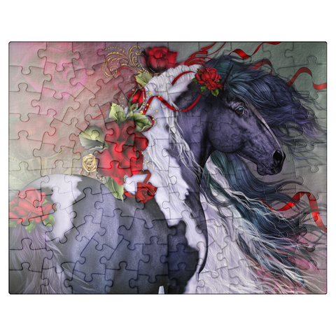 puzzleplate Gypsy Rose Horse - Laurie Prindle 100 Jigsaw Puzzle