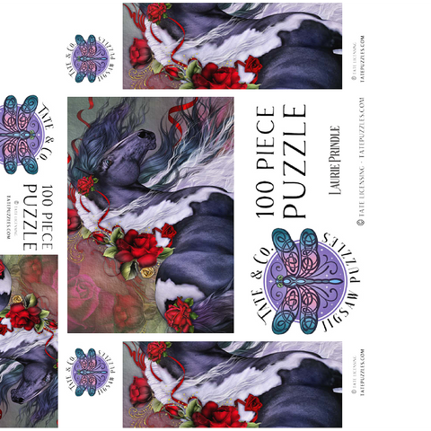 Gypsy Rose Horse - Laurie Prindle 100 Jigsaw Puzzle box 3D Modell