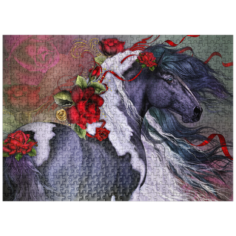 puzzleplate Gypsy Rose Horse - Laurie Prindle 500 Jigsaw Puzzle