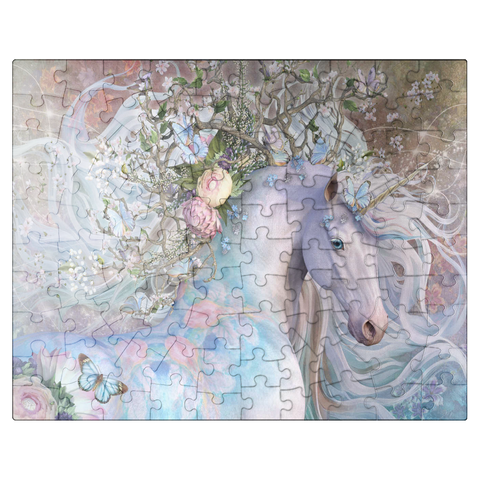 puzzleplate Spring Equinox Horse - Laurie Prindle 100 Jigsaw Puzzle