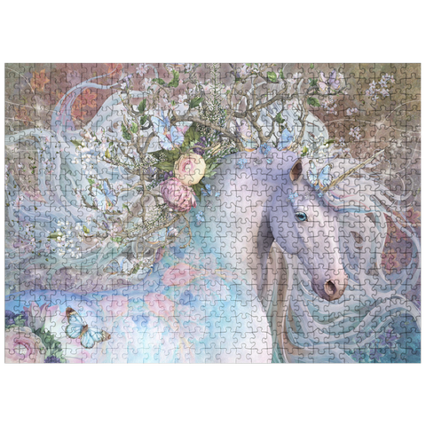 puzzleplate Spring Equinox Horse - Laurie Prindle 500 Jigsaw Puzzle