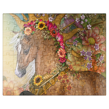 puzzleplate Summer Sunshine Horse - Laurie Prindle 100 Jigsaw Puzzle