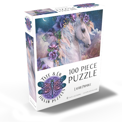 MoonFlower Horse - Laurie Prindle 100 Jigsaw Puzzle box view2
