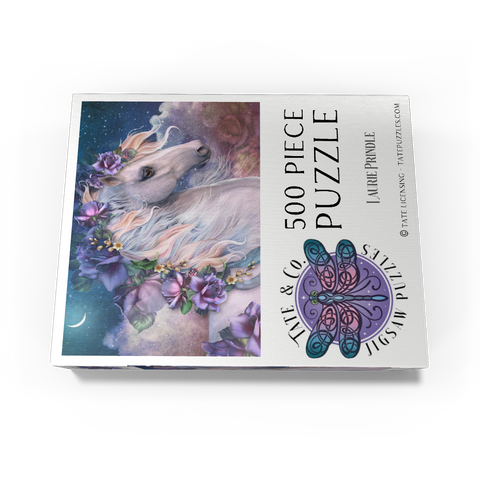MoonFlower Horse - Laurie Prindle 500 Jigsaw Puzzle box view3