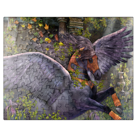puzzleplate Gwarchodwyr Fantasy Horse - Laurie Prindle 100 Jigsaw Puzzle