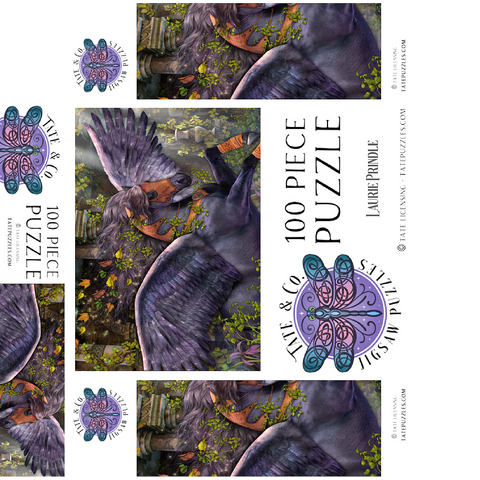Gwarchodwyr Fantasy Horse - Laurie Prindle 100 Jigsaw Puzzle box 3D Modell
