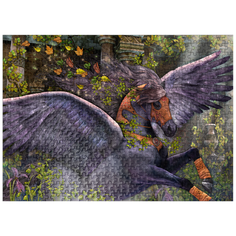 puzzleplate Gwarchodwyr Fantasy Horse - Laurie Prindle 500 Jigsaw Puzzle