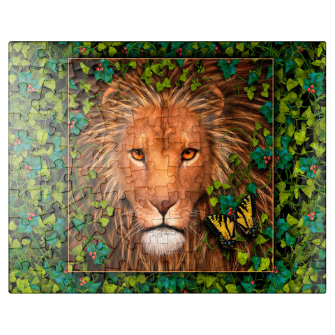 puzzleplate Return of the King Wildlife - Laurie Prindle 100 Jigsaw Puzzle