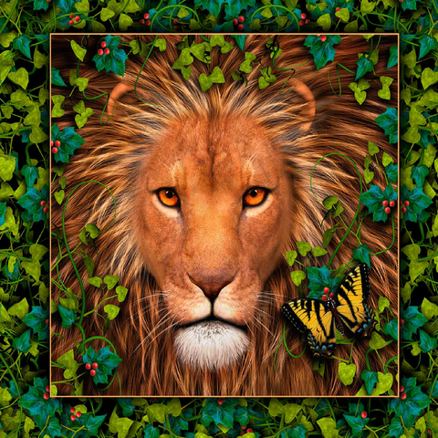 Return of the King Wildlife - Laurie Prindle 100 Jigsaw Puzzle 3D Modell