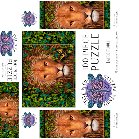 Return of the King Wildlife - Laurie Prindle 100 Jigsaw Puzzle box 3D Modell