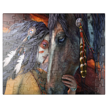 puzzleplate Soul Touch Horse Laurie Prindle 100 Jigsaw Puzzle