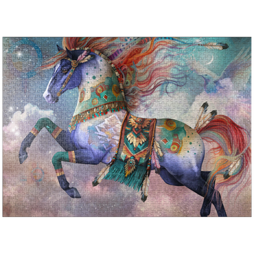 puzzleplate DreamChaser Horse Laurie Prindle 1000 Jigsaw Puzzle