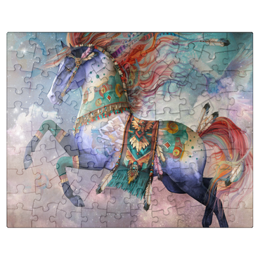 puzzleplate DreamChaser Horse Laurie Prindle 100 Jigsaw Puzzle