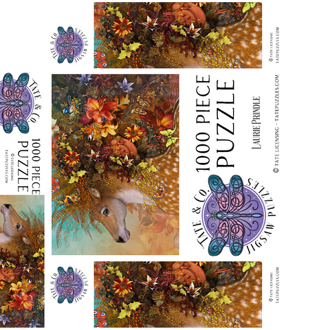 Forest Spirit: Fall Horse Laurie Prindle 1000 Jigsaw Puzzle box 3D Modell