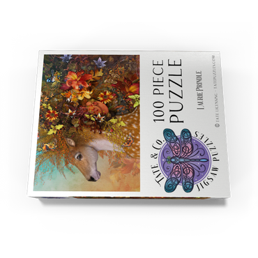 Forest Spirit: Fall Horse Laurie Prindle 100 Jigsaw Puzzle box view3
