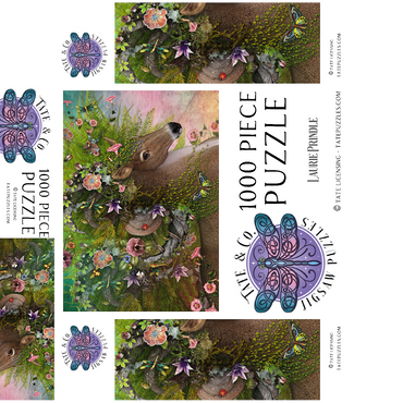 Forest Spirit: Spring Horse Laurie Prindle 1000 Jigsaw Puzzle box 3D Modell