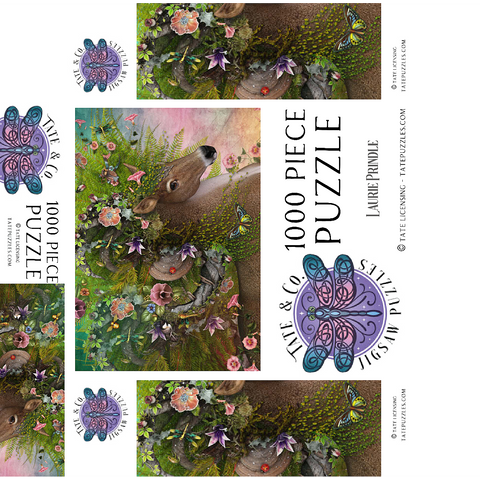 Forest Spirit: Spring Horse Laurie Prindle 1000 Jigsaw Puzzle box 3D Modell