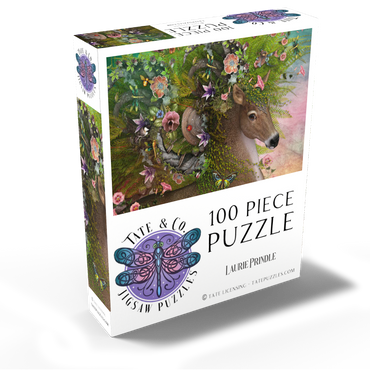Forest Spirit: Spring Horse Laurie Prindle 100 Jigsaw Puzzle box view2