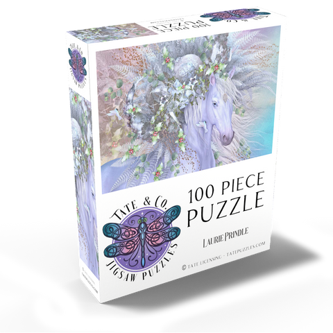 Forest Spirit: Winter Horse Laurie Prindle 100 Jigsaw Puzzle box view2