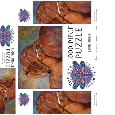 MotherLove Horse Laurie Prindle 1000 Jigsaw Puzzle box 3D Modell