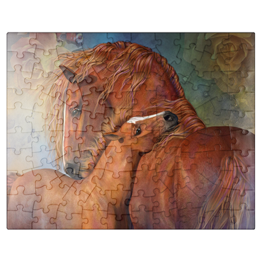 puzzleplate MotherLove Horse Laurie Prindle 100 Jigsaw Puzzle