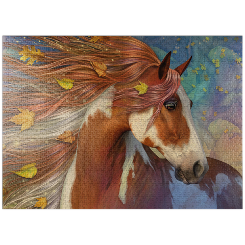puzzleplate Amberfall Horse Laurie Prindle 1000 Jigsaw Puzzle