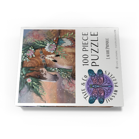 Earths Heart Horse Laurie Prindle 100 Jigsaw Puzzle box view3