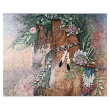 puzzleplate Earths Heart Horse Laurie Prindle 100 Jigsaw Puzzle