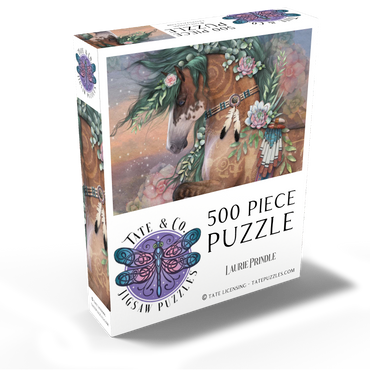 Earths Heart Horse Laurie Prindle 500 Jigsaw Puzzle box view2