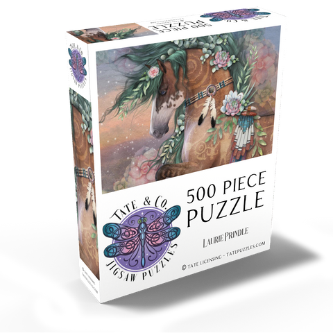 Earths Heart Horse Laurie Prindle 500 Jigsaw Puzzle box view2