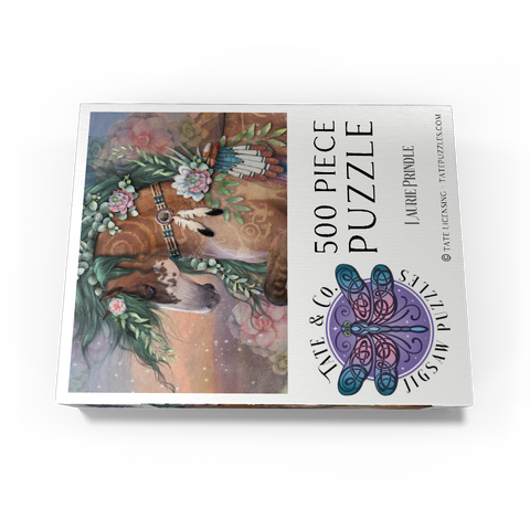Earths Heart Horse Laurie Prindle 500 Jigsaw Puzzle box view3