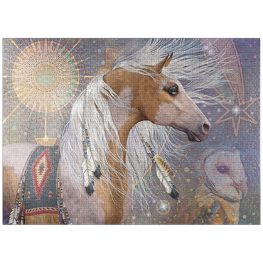 puzzleplate Summer Solstice Horse Laurie Prindle 1000 Jigsaw Puzzle