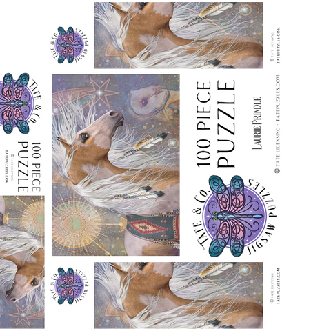 Summer Solstice Horse Laurie Prindle 100 Jigsaw Puzzle box 3D Modell