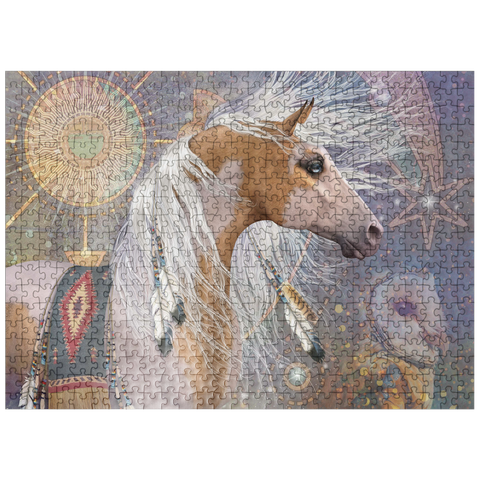 puzzleplate Summer Solstice Horse Laurie Prindle 500 Jigsaw Puzzle
