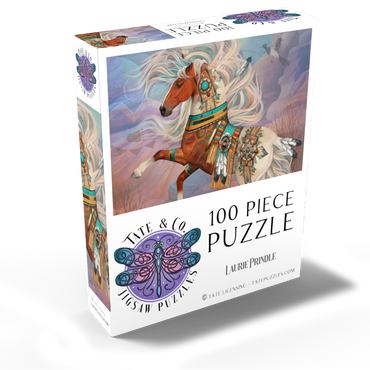 Redrock Mystic Horse Laurie Prindle 100 Jigsaw Puzzle box view2